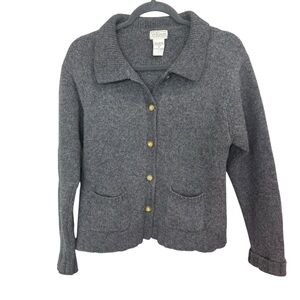 Willi Smith 100% Lambswool grandpa core cardigan sweater size medium